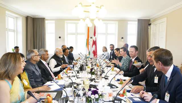 PM Modi, Danish PM hold joint press meet in Copenhagen, call for immediate ceasefire in Russia-Ukraine war PM Modi, Danish PM hold joint press meet in Copenhagen, call for immediate ceasefire in Russia-Ukraine war