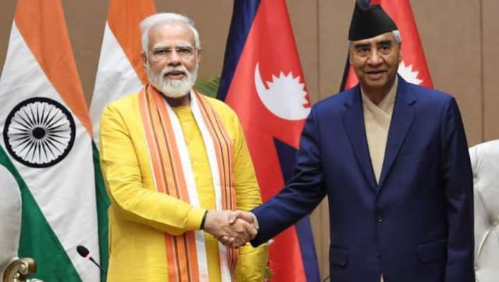 PM Modi holds talks with Nepal's Sher Bahadur Deuba in Lumbini, discusses ways to develop new areas of bilateral partnership