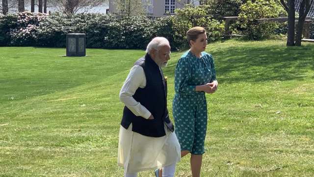 PM Modi holds talks with Danish PM Mette Frederiksen, takes private tour of her house in Copenhagen PM Modi holds talks with Danish PM Mette Frederiksen, takes private tour of her house in Copenhagen