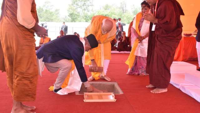 Modi in Nepal: PM lays foundation stone for India International Centre for Buddhist Culture and Heritage in Lumbini Modi in Nepal: PM lays foundation stone for India International Centre for Buddhist Culture and Heritage in Lumbini