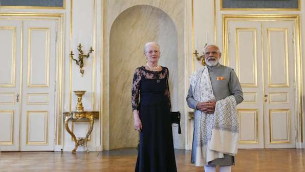 Modi in Europe: Queen of Denmark Margrethe II extends warm reception to PM Modi at Copenhagen