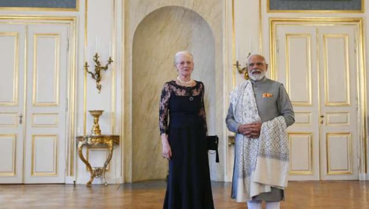 Modi in Europe: Queen of Denmark Margrethe II extends warm reception to PM Modi at Copenhagen