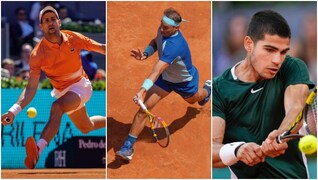 Carlos Alcaraz, Novak Djokovic on same half of French Open draw