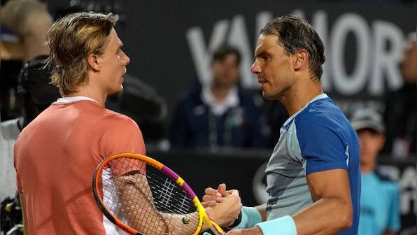 Italian Open: Rafael Nadal knocked out by Denis Shapovalov, Iga Swiatek reaches last eight