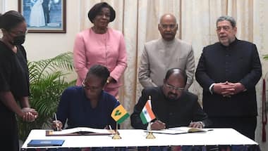 Ram Nath Kovind meets top leadership of Saint Vincent and the Grenadines