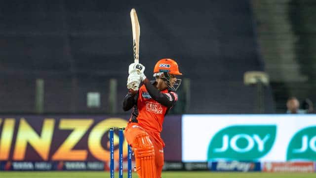 SRH opener Abhishek Sharma made his effort to keep his side in the chase with a 28-ball 43 but Kane Williamson and Rahul Tripathi early departure added pressure on him. Sportzpics