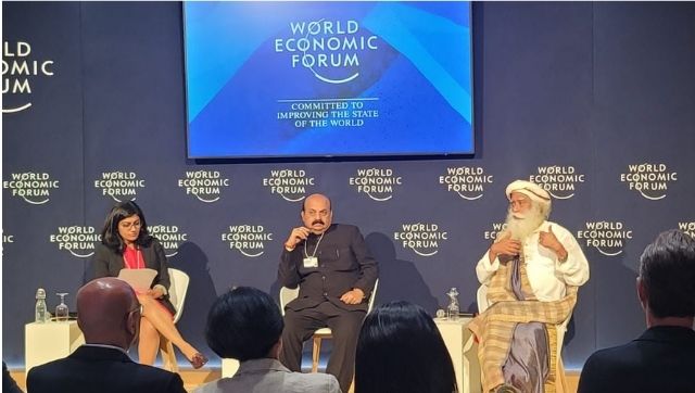 World Economic Forum: Sadhguru makes impassioned appeal to 'Save Soil' World Economic Forum: Sadhguru makes impassioned appeal to 'Save Soil'