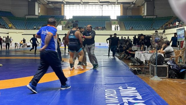‘Slapped, punched as well…’: Wrestler Satender Malik assaults referee during WFI trials for India men’s team-Sports News , Firstpost