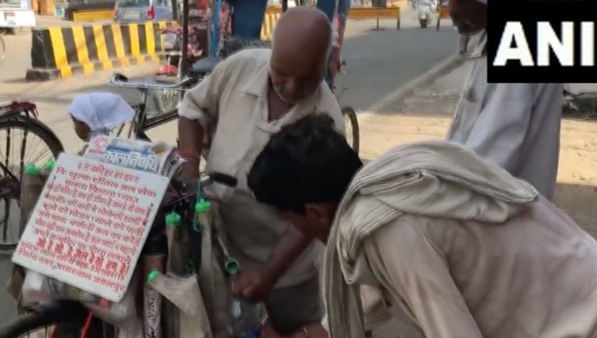 Watch| 'Waterman of Jabalpur' Shankarlal Soni provides free drinking water to people in city