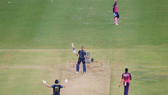 Watch: Shubman Gill breaks into Kohli's iconic celebration after finishing off IPL 2022 Final in style Watch: Shubman Gill breaks into Kohli's iconic celebration after finishing off IPL 2022 Final in style