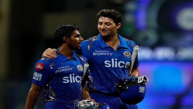 Tilak Varma and Tim David won the match by putting up 34* and 16* respectively. Sportzpics for IPL