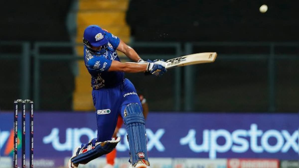 Watch: Tim David smashes 114m six at Wankhede, clobbers 26 runs in Natarajan's 18th over