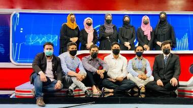 Explained: Why are male Afghan TV presenters masking up?