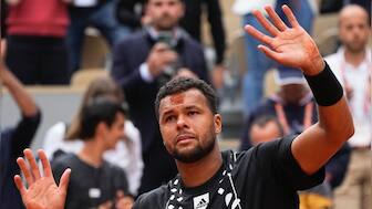 'I finished my way': Tearful Jo-Wilfried Tsonga says farewell at French Open