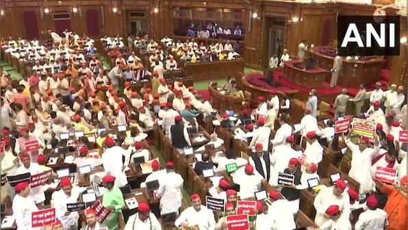 UP Assembly session begins with legislators decked in colours, paperless proceedings