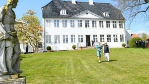 PM Modi and Danish PM Frederiksen hold conversation at the latter’s residence in Copenhagen. Twitter/@PMOIndia
