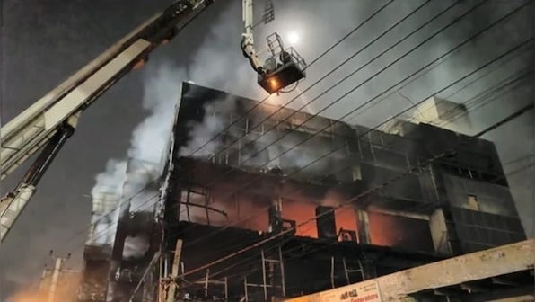 Mundka fire: Owner of four storey building arrested; Family escaped fire through adjacent building