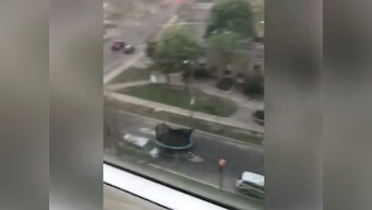 Watch: Flying trampoline spotted amid devastating thunderstorms in Toronto