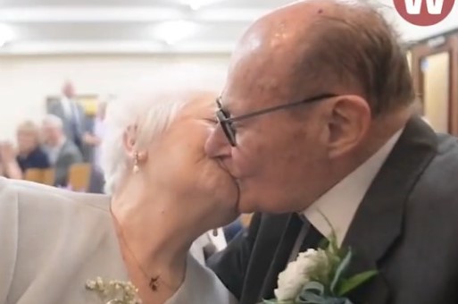 Watch: 95-year-old man gets married for first time in same church he first met his wife; video goes viral Watch: 95-year-old man gets married for first time in same church he first met his wife; video goes viral