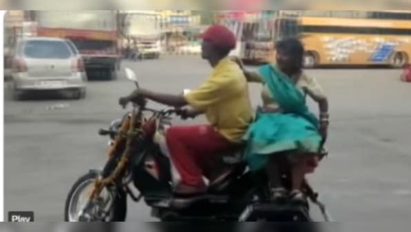 Madhya Pradesh beggar buys bike for his wife after she complains of back pain