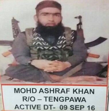 Security forces gun down Kashmir’s most wanted terrorist Ashraf Molvi