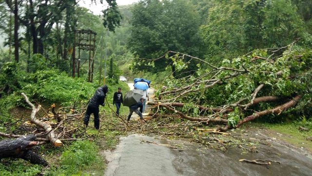 Assam floods: Around two lakh affected by deluge as landslides snap rail and road links Assam floods: Around two lakh affected by deluge as landslides snap rail and road links