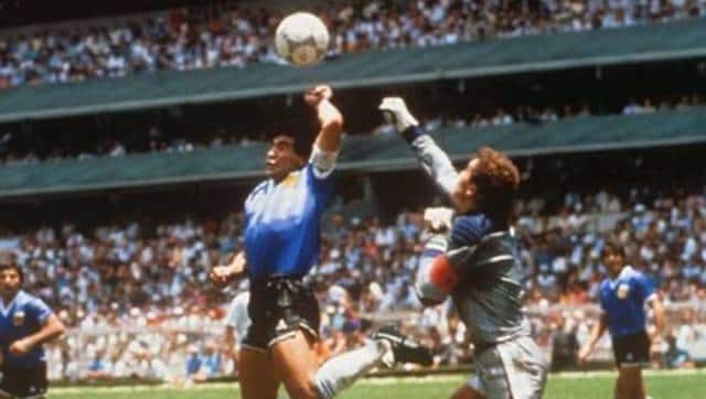 Referee to auction Diego Maradona 'Hand of God' World Cup ball