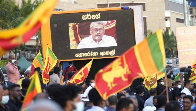Gotabaya Rajapaksa has refused to step down as president but said that he will give up most of his executive powers. AP 
