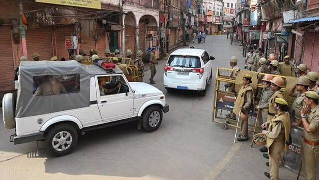 Security has been beefed up in Varanasi near the Gyanvapi mosque complex. PTI