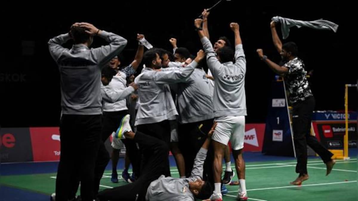 Thomas Cup: Sports Minister Anurag Thakur announces Rs 1 crore cash reward for title-clinching team