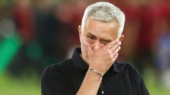 Europa Conference League final: Tearful Jose Mourinho hails European 'history' for AS Roma