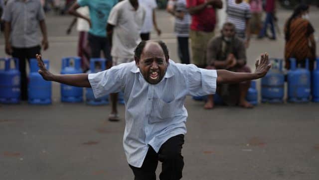 Protests in Sri Lanka turned violent earlier in the week after government supporters attacked peaceful protesters. AP