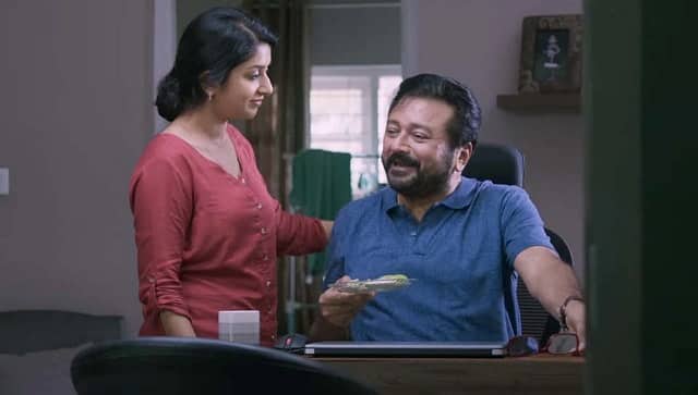 Meera Jasmine, Jayaram in a still from Makal