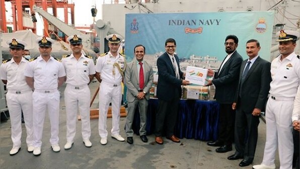 India delivers consignment of over 25 tons of medical supplies to Sri Lanka