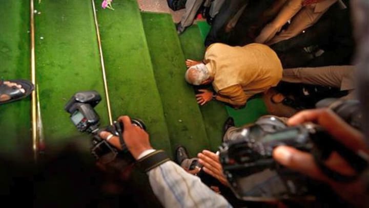 Modi@8: From hugging Rahul to tearing apart the Congress, the prime minister's memorable moments in Parliament