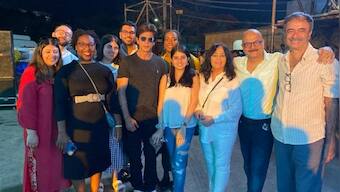 Shah Rukh Khan begins shoot for Rajkumar Hirani's Dunki, looks dapper in black; see picture