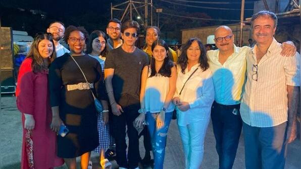 Shah Rukh Khan begins shoot for Rajkumar Hirani's Dunki, looks dapper in black; see picture