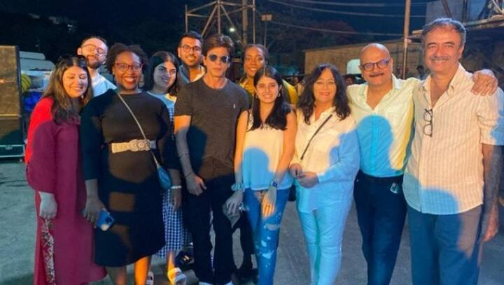 Shah Rukh Khan begins shoot for Rajkumar Hirani's Dunki, looks dapper in black; see picture