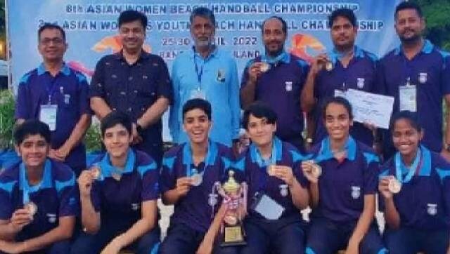 India win silver medal in Asian Girls Youth Beach Handball