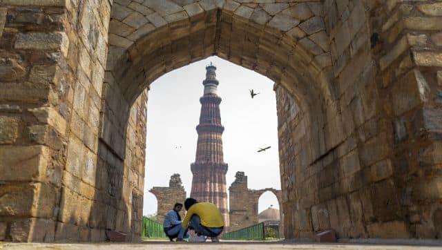 The Qutub complex lies at the site of Delhi's oldest fortified city, Lal Kot. It is a UNESCO World Heritage Site in the Mehrauli area of South Delhi. AFP