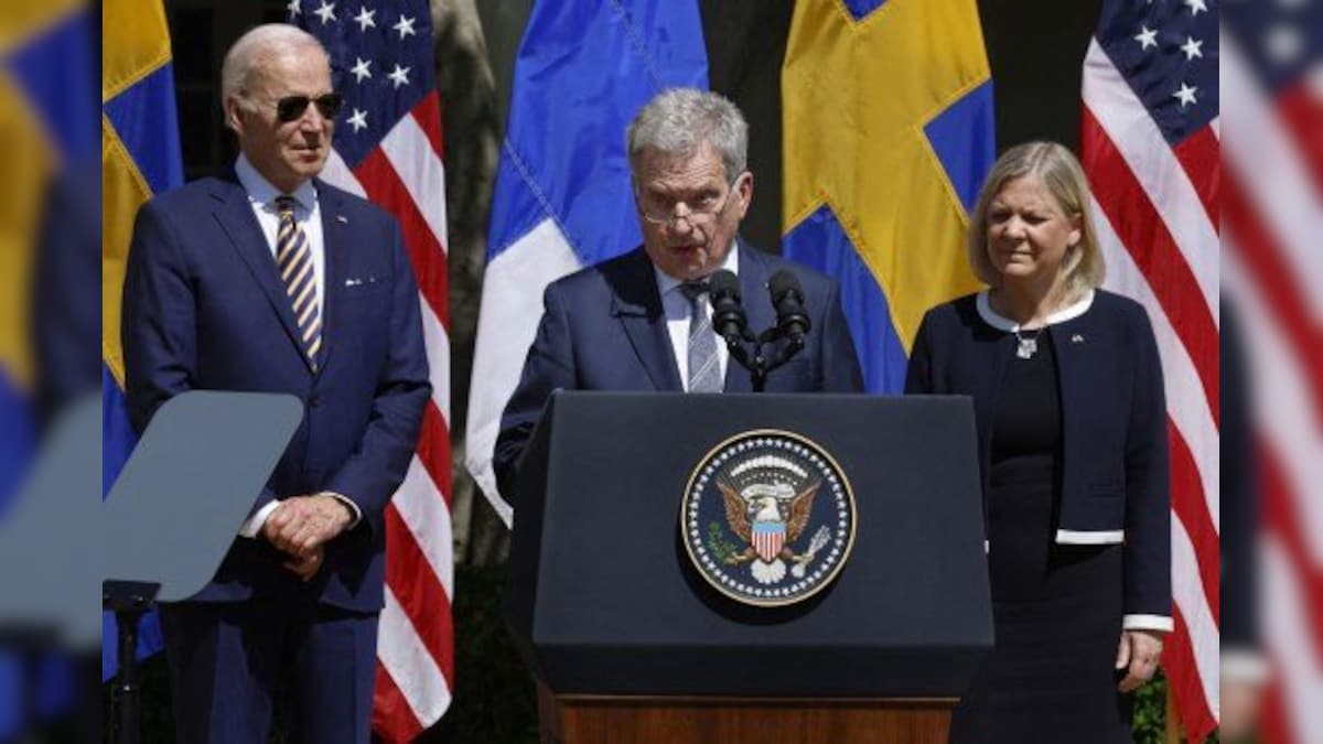 Biden backs NATO bids as he hosts leaders of Finland, Sweden at White House