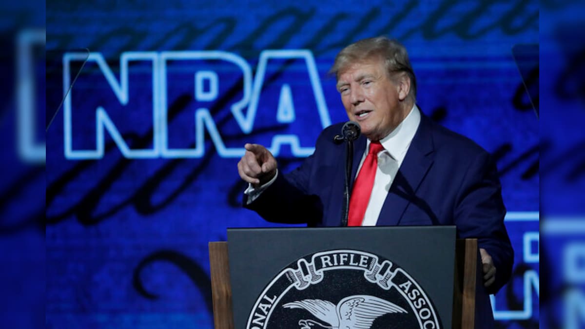 Evil like Texas massacre a reason to arm, not disarm: Trump at gun lobby NRA's event