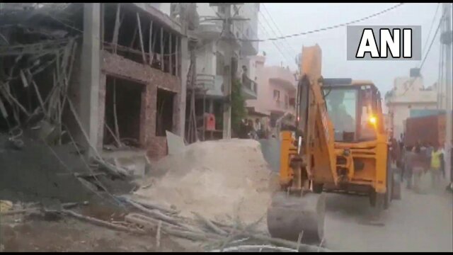 Delhi: One killed, 2 injured as part of under construction building collapses in Mundka Delhi: One killed, 2 injured as part of under construction building collapses in Mundka