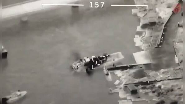 WATCH: Ukraine's Bayraktar TB2 drone destroys Russian landing aircraft near Snake Island