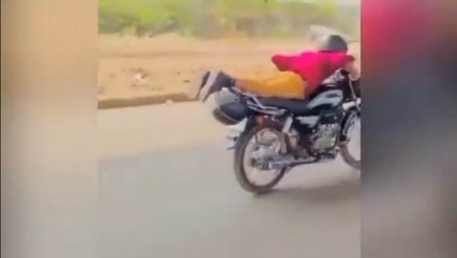 'Shaktimaan' bike stunt on Noida road lands three in jail 'Shaktimaan' bike stunt on Noida road lands three in jail