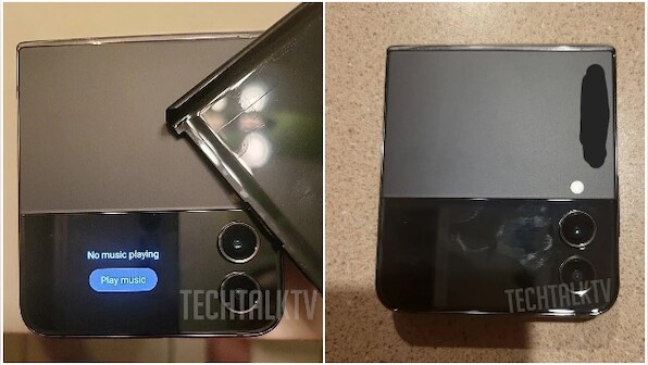 Samsung Galaxy Flip 4 real photos leaked online, reveal a much-refined display crease