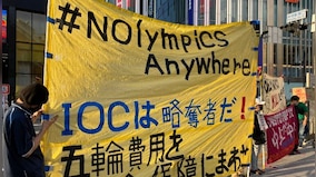 Japan's bid to host 2030 Winter Olympics met with protests in Tokyo, Sapporo