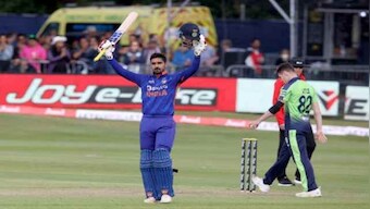 Deepak Hooda's maiden century helps India beat Ireland by 4 runs to pocket series 2-0