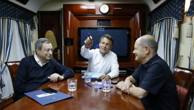 France’s Macron, German’s Scholz and Italy’s Draghi to arrive in Kyiv for historic visit France’s Macron, German’s Scholz and Italy’s Draghi to arrive in Kyiv for historic visit