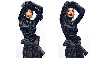 Sobhita Dhulipala Makes A Statement In Black Ruched Dress